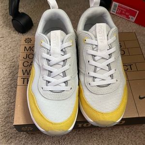 Gray and yellow Airmax. Size 1. Worn only a couple of times.